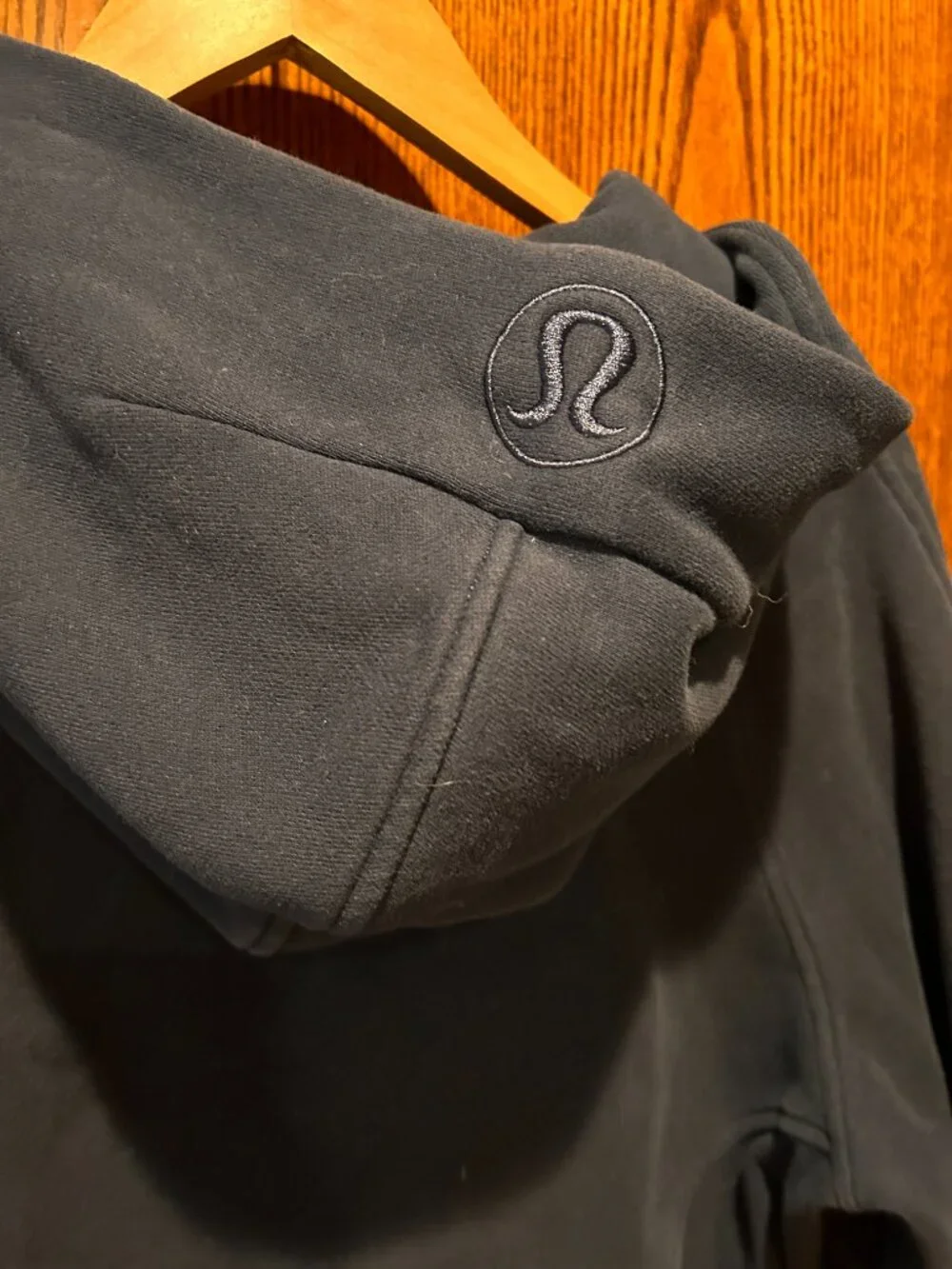 lululemon Scuba Oversized Full-Zip Hoodie in True Navy/Gold